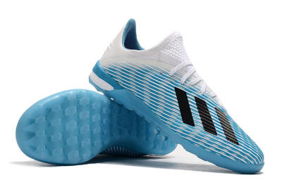 Men's Adidas X 19.1 IC Indoor & Futsal Low-Tops Football Shoes - Blue/Black/White