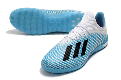 Men's Adidas X 19.1 IC Indoor & Futsal Low-Tops Football Shoes - Blue/Black/White