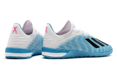 Men's Adidas X 19.1 IC Indoor & Futsal Low-Tops Football Shoes - Blue/Black/White