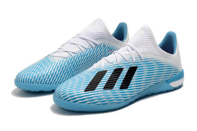 Men's Adidas X 19.1 IC Indoor & Futsal Low-Tops Football Shoes - Blue/Black/White