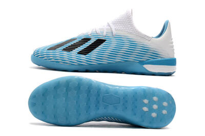 Men's Adidas X 19.1 IC Indoor & Futsal Low-Tops Football Shoes - Blue/Black/White