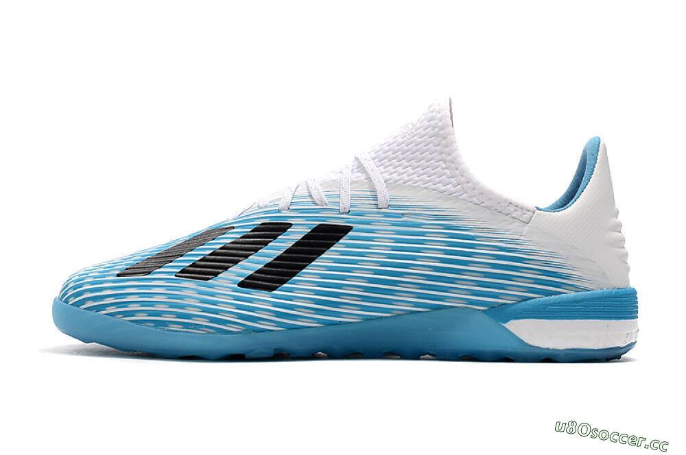 Men's Adidas X 19.1 IC Indoor & Futsal Low-Tops Football Shoes - Blue/Black/White 0