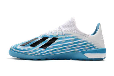 Men's Adidas X 19.1 IC Indoor & Futsal Low-Tops Football Shoes - Blue/Black/White