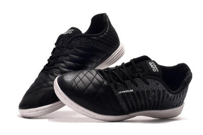 Men's Nike Lunar Gato 2 IC Indoor & Futsal Low-Tops Football Shoes - Black/Silver/White