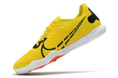 Men's Nike React Gato IC Indoor & Futsal Low-Tops Football Shoes - Yellow/Black/White