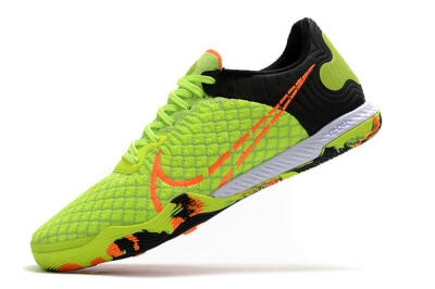 Men's Nike React Gato IC Indoor & Futsal Low-Tops Football Shoes - Yellow/Red/Black