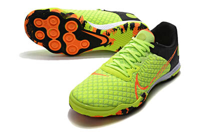 Men's Nike React Gato IC Indoor & Futsal Low-Tops Football Shoes - Yellow/Red/Black