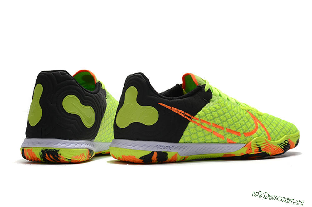 Men's Nike React Gato IC Indoor & Futsal Low-Tops Football Shoes - Yellow/Red/Black 6