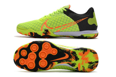 Men's Nike React Gato IC Indoor & Futsal Low-Tops Football Shoes - Yellow/Red/Black