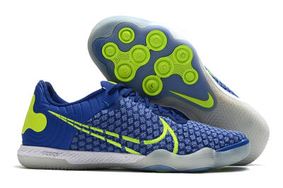 Men's Nike React Gato IC Indoor & Futsal Low-Tops Football Shoes - Blue/Yellow/White
