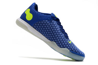 Men's Nike React Gato IC Indoor & Futsal Low-Tops Football Shoes - Blue/Yellow/White