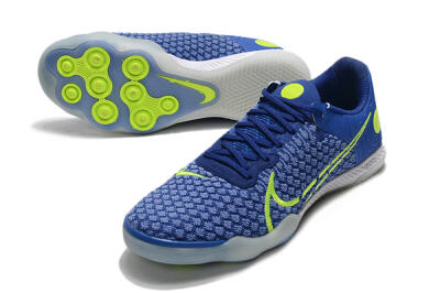 Men's Nike React Gato IC Indoor & Futsal Low-Tops Football Shoes - Blue/Yellow/White