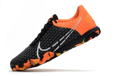 Men's Nike React Gato IC Indoor & Futsal Low-Tops Football Shoes - Black/Red/White