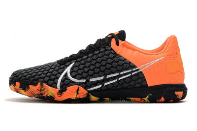 Men's Nike React Gato IC Indoor & Futsal Low-Tops Football Shoes - Black/Red/White