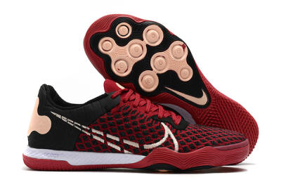 Men's Nike React Gato IC Indoor & Futsal Low-Tops Football Shoes - Red/White/Black