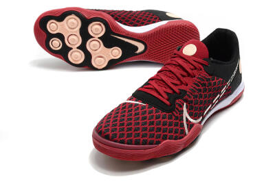 Men's Nike React Gato IC Indoor & Futsal Low-Tops Football Shoes - Red/White/Black