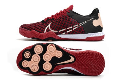 Men's Nike React Gato IC Indoor & Futsal Low-Tops Football Shoes - Red/White/Black