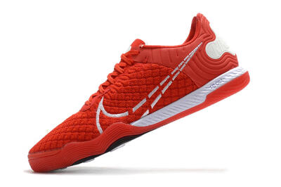 Men's Nike React Gato IC Indoor & Futsal Low-Tops Football Shoes - Red/Whtie/Black