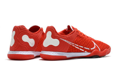 Men's Nike React Gato IC Indoor & Futsal Low-Tops Football Shoes - Red/Whtie/Black