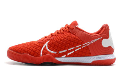 Men's Nike React Gato IC Indoor & Futsal Low-Tops Football Shoes - Red/Whtie/Black
