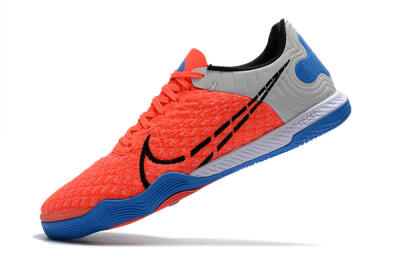 Men's Nike React Gato IC Indoor & Futsal Low-Tops Football Shoes - Red/Grey/Blue