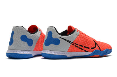 Men's Nike React Gato IC Indoor & Futsal Low-Tops Football Shoes - Red/Grey/Blue