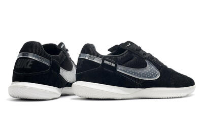 Men's Nike Street Gato IC Indoor & Futsal Low-Tops Football Shoes - Black/White