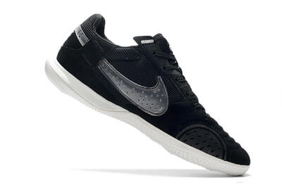 Men's Nike Street Gato IC Indoor & Futsal Low-Tops Football Shoes - Black/White