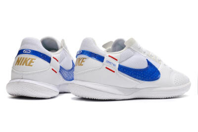 Men's Nike Street Gato IC Indoor & Futsal Low-Tops Football Shoes - White/Red/Blue