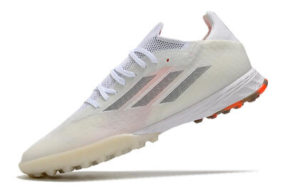 Men's Adidas X Speedflow.1 TF Artificial Turf Low-Tops Football Shoes - White/Black/Red