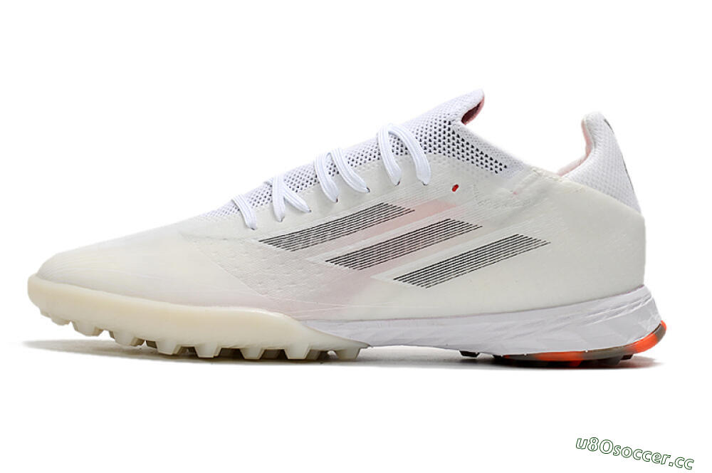 Men's Adidas X Speedflow.1 TF Artificial Turf Low-Tops Football Shoes - White/Black/Red 0
