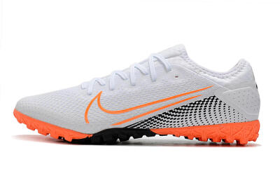 Men's Nike Mercurial Vapor 13 Pro TF Artificial Turf Low-Tops Football Shoes - White/Red/Black
