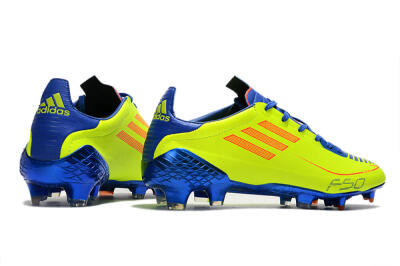 Men's Adidas F50 Adizero Ghosted FG Firm Ground Low-Tops Football Boots - Yellow/Red/Blue