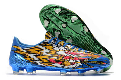 Men's Adidas F50 Adizero Ghosted FG Firm Ground Low-Tops Football Boots - Green/Pink/Yellow