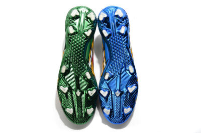 Men's Adidas F50 Adizero Ghosted FG Firm Ground Low-Tops Football Boots - Green/Pink/Yellow