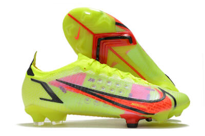 Men's Nike Mercurial Vapor 14 Elite FG Firm Ground Low-Tops Football Boots - Yellow/Red/Black