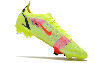 Men's Nike Mercurial Vapor 14 Elite FG Firm Ground Low-Tops Football Boots - Yellow/Red/Black