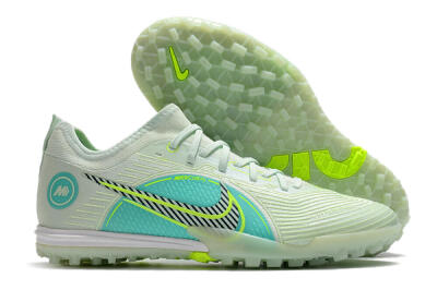 Men's Nike Mercurial Vapor 14 Pro TF Artificial Turf Low-Tops Football Shoes - Yellow/Black/Jade