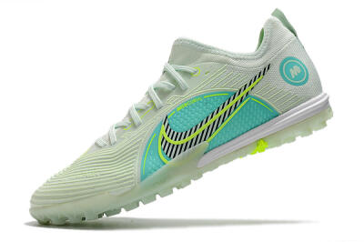 Men's Nike Mercurial Vapor 14 Pro TF Artificial Turf Low-Tops Football Shoes - Yellow/Black/Jade