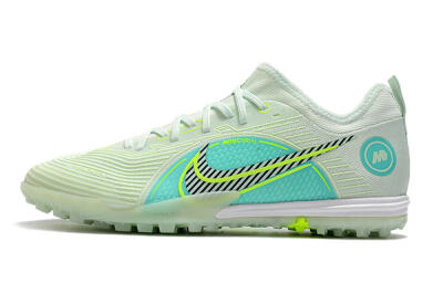 Men's Nike Mercurial Vapor 14 Pro TF Artificial Turf Low-Tops Football Shoes - Yellow/Black/Jade