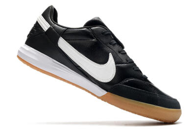 Men's Nike The Premier 3 IC Indoor & Futsal Low-Tops Football Shoes - Black/White/Brown