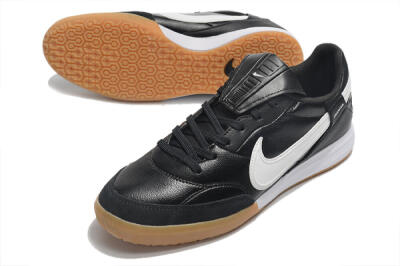 Men's Nike The Premier 3 IC Indoor & Futsal Low-Tops Football Shoes - Black/White/Brown