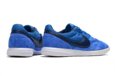 Men's Nike Premier 2 Sala IC Indoor & Futsal Low-Tops Football Shoes - Blue/White