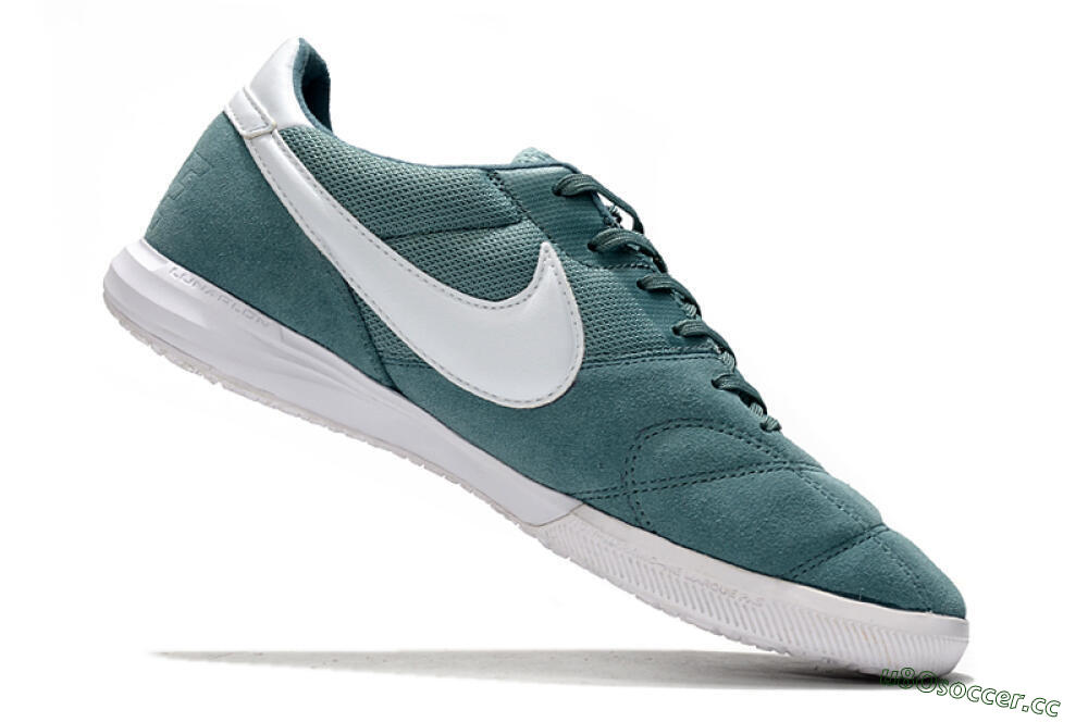 Men's Nike Premier 2 Sala IC Indoor & Futsal Low-Tops Football Shoes - Blue/White/Black 4