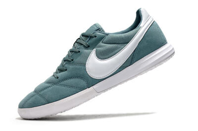 Men's Nike Premier 2 Sala IC Indoor & Futsal Low-Tops Football Shoes - Blue/White/Black