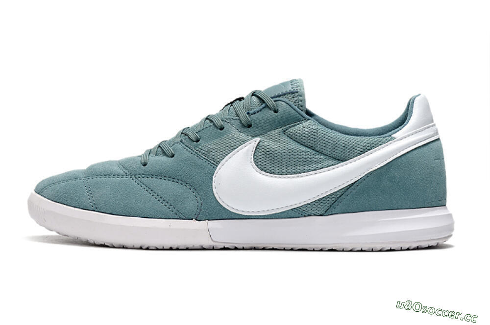 Men's Nike Premier 2 Sala IC Indoor & Futsal Low-Tops Football Shoes - Blue/White/Black 0