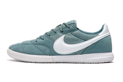 Men's Nike Premier 2 Sala IC Indoor & Futsal Low-Tops Football Shoes - Blue/White/Black