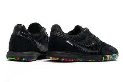 Men's Nike Premier 2 Sala IC Indoor & Futsal Low-Tops Football Shoes - Black/Red/Green/Blue