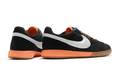 Men's Nike Premier 2 Sala IC Indoor & Futsal Low-Tops Football Shoes - Black/White/Brown