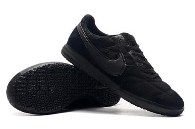 Men's Nike Premier 2 Sala IC Indoor & Futsal Low-Tops Football Shoes - Black/Black